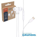 Auscultadores Stereo C/ Microfone Usb-C Branco Grundig - Tauu,pt