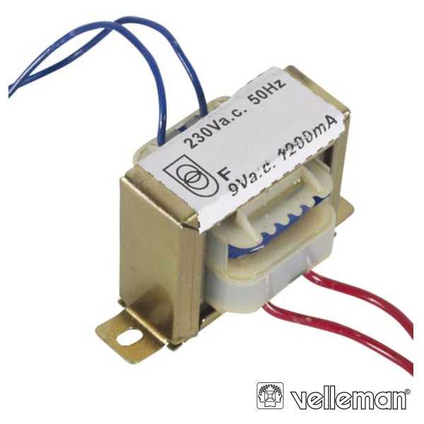 Transformador 10.8Va 1X9V Velleman - Tauu.pt
