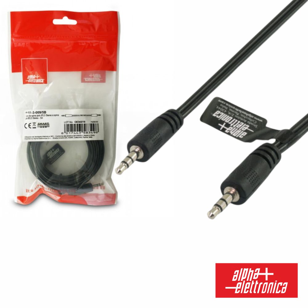 Cabo Jack 3,5Mm Macho / Jack 3,5Mm Macho 5M St Polybag - Tauu,pt
