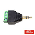 Ficha Jack 3.5Mm Macho Stereo C/ Terminal Em Parafuso - Tauu.pt