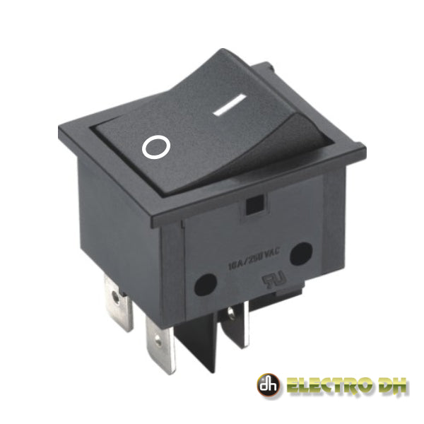 Interruptor Basculante 16A-250V Dpst (On)-Off Edh - Tauu,pt