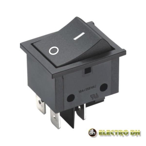 Interruptor Basculante 16A-250V Dpst (On)-Off Edh - Tauu.pt