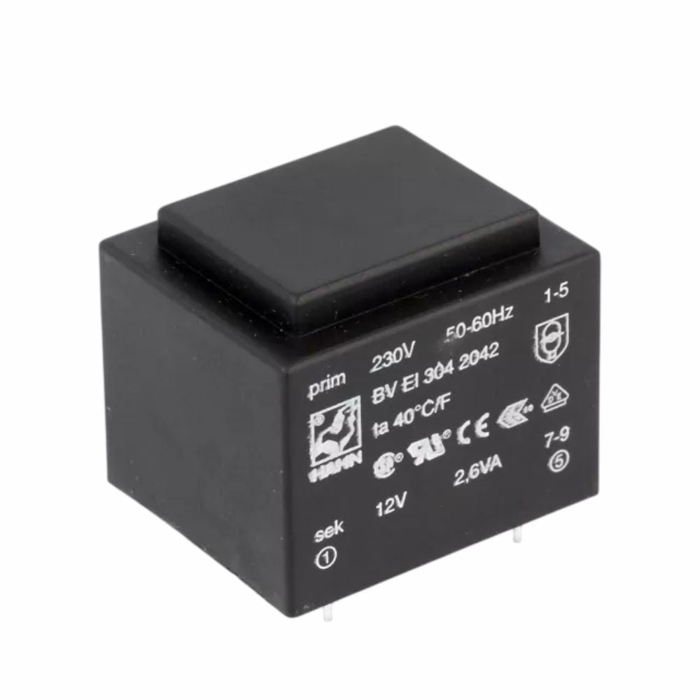 Transformador Encapsulado 2.6Va 1X12V 1X0.217A - Tauu.pt