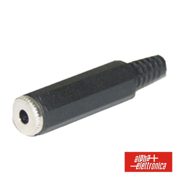 Ficha Jack Fêmea 3,5Mm Mono C/ Proteção De Cabo - Tauu,pt