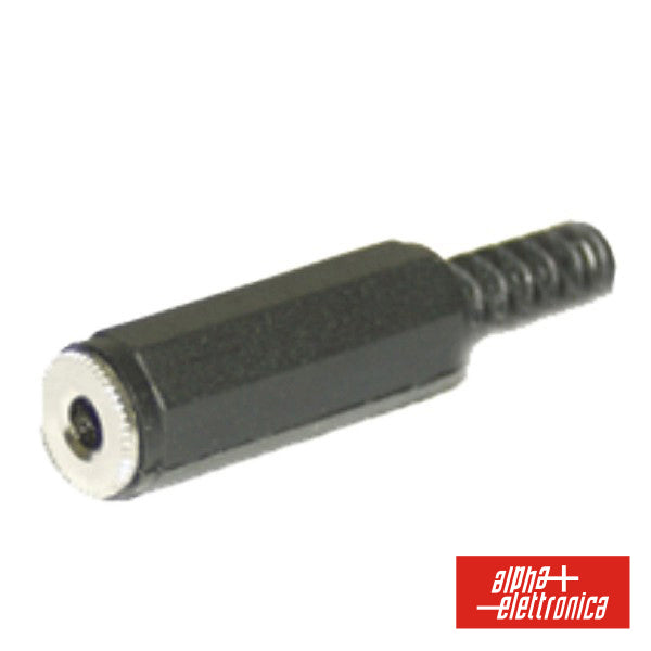 Ficha Jack Fêmea 3,5Mm Stereo C/ Proteção De Cabo - Tauu,pt