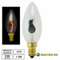 Lâmpada E14 1,5W 230V Efeito Chama 330Lm - Tauu,pt