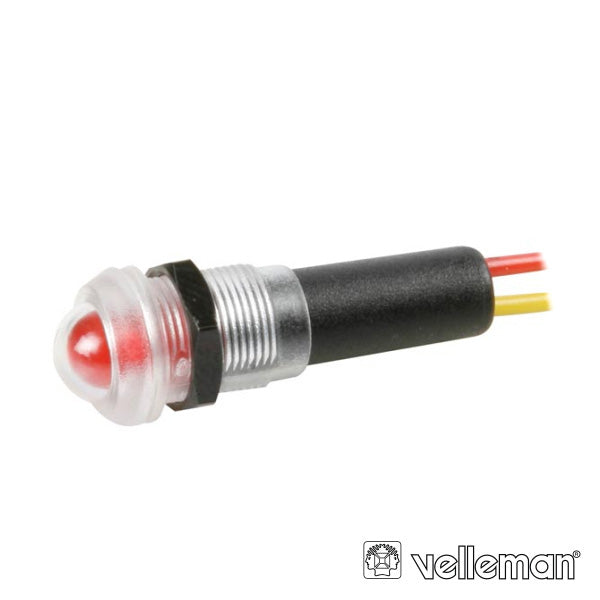 Led Piloto À Prova De Água 12V Vermelho Velleman - Tauu.pt