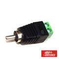 Ficha Rca Macho Com Terminais Em Parafuso - Tauu,pt