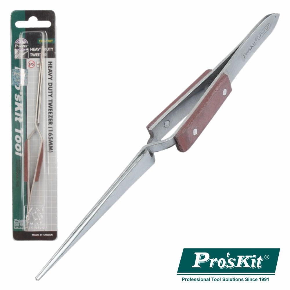 Pinça Plana Aço Inoxidável 165Mm Proskit - Tauu,pt