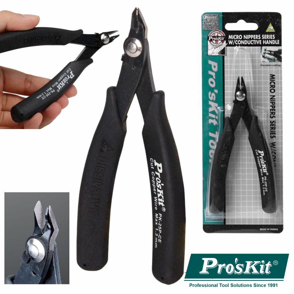 Alicate De Corte C/ Clip Segurança E Punho Condutor Proskit - Tauu.pt