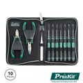 Mala Ferramentas Profissional 10 Peças Proskit - Tauu.pt