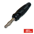 Ficha Banana 4Mm Macho Preta - Tauu,pt
