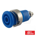 Ficha Banana Fêmea Painel Terminal 4Mm Azul Alpha - Tauu,pt
