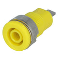 Ficha Banana Fêmea Painel Terminal 4Mm Amarelo - Tauu,pt