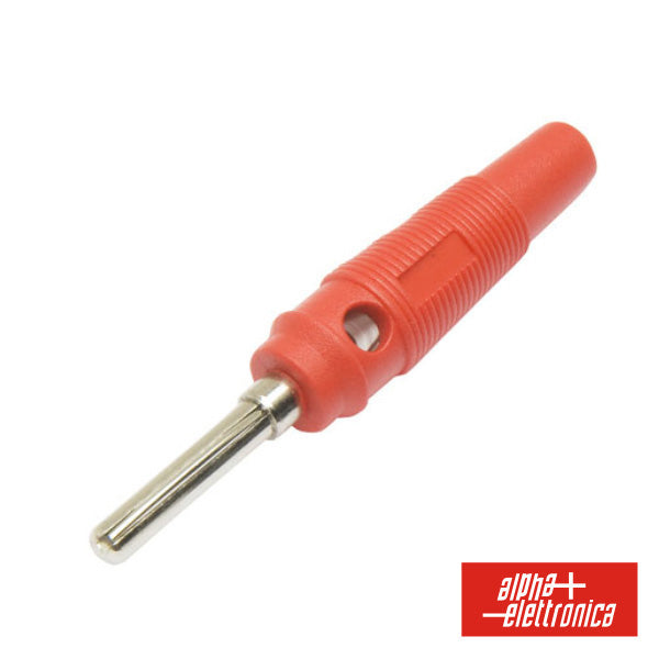 Ficha Banana 4Mm Vermelha - Tauu,pt