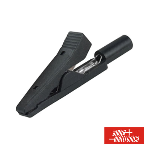 Pinça Crocodilo Isolada Preta 10A - Tauu,pt