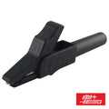 Pinça Crocodilo 4Mm Isolada Preto - Tauu,pt