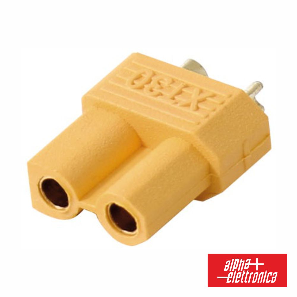 Ficha Xt30 Fêmea P/ Bateria Alpha - Tauu.pt