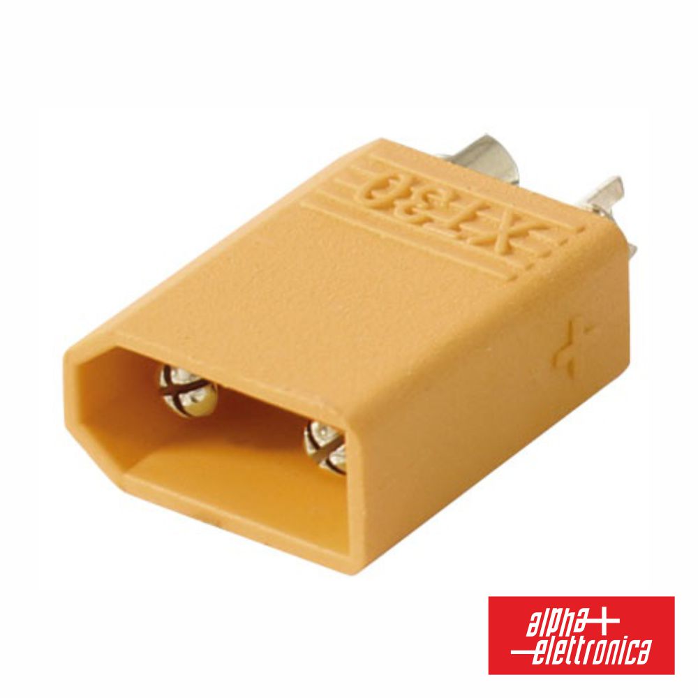 Ficha Xt30 Macho P/ Bateria Alpha - Tauu.pt