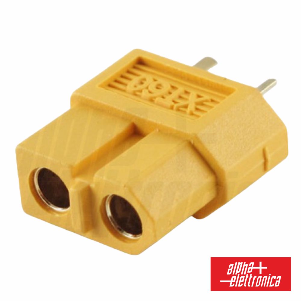 Conector Xt60 Fêmea P/ Bateria Alpha - Tauu,pt