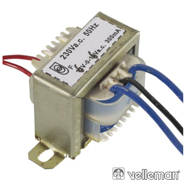 Transformador 3.6Va 2X6V Velleman - Tauu.pt