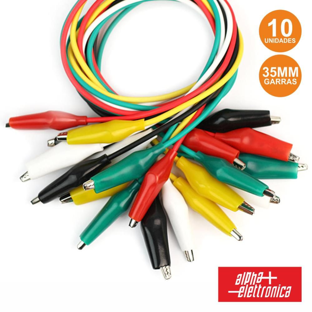 Conjunto 10 Fios C/ Garras Crocodilo Várias Cores - Tauu,pt