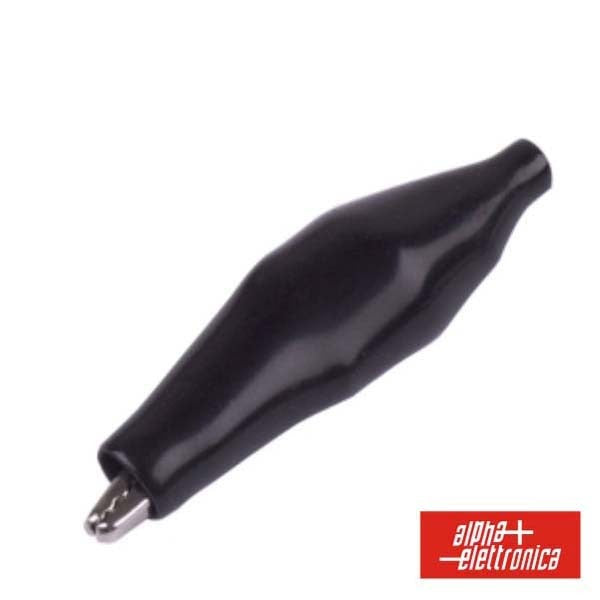 Pinça Crocodilo 44Mm Isolada Preta - Tauu.pt