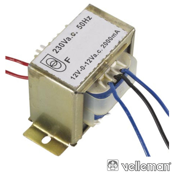 Transformador 48Va 2X12V Velleman - Tauu,pt