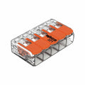 Ligador Rápido C/ Patilha 5 Condutores 0.2-4 Mm² 25X Wago - Tauu.pt