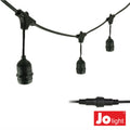 Corrente De Iluminação 10Mt P/ Lâmpadas E27 Ip44 Jolight - Tauu,pt