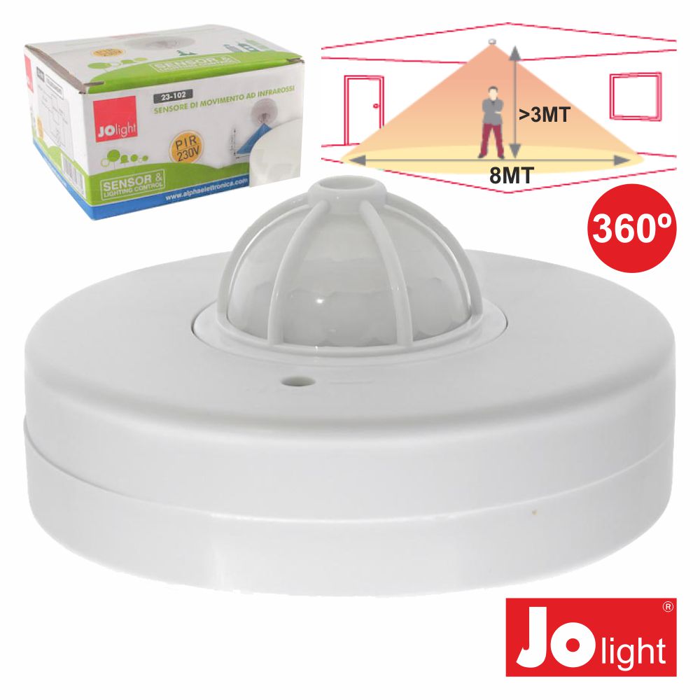 Detector De Movimentos Pir De Tecto Jolight - Tauu,pt