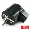 Ficha Schuko Macho C/ Terra Lateral 250V Preto - Tauu,pt