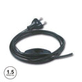Cabo De Alimentação Com Interruptor 2M Preto - Tauu,pt
