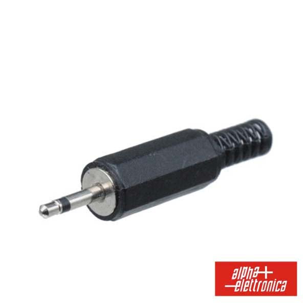 Ficha Jack 2,5Mm Macho Mn Pvc C/ Guarda Cabo - Tauu,pt