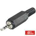 Ficha Jack 2,5Mm Macho Vídeo 4P C/ Proteção P/ Soldar - Tauu,pt