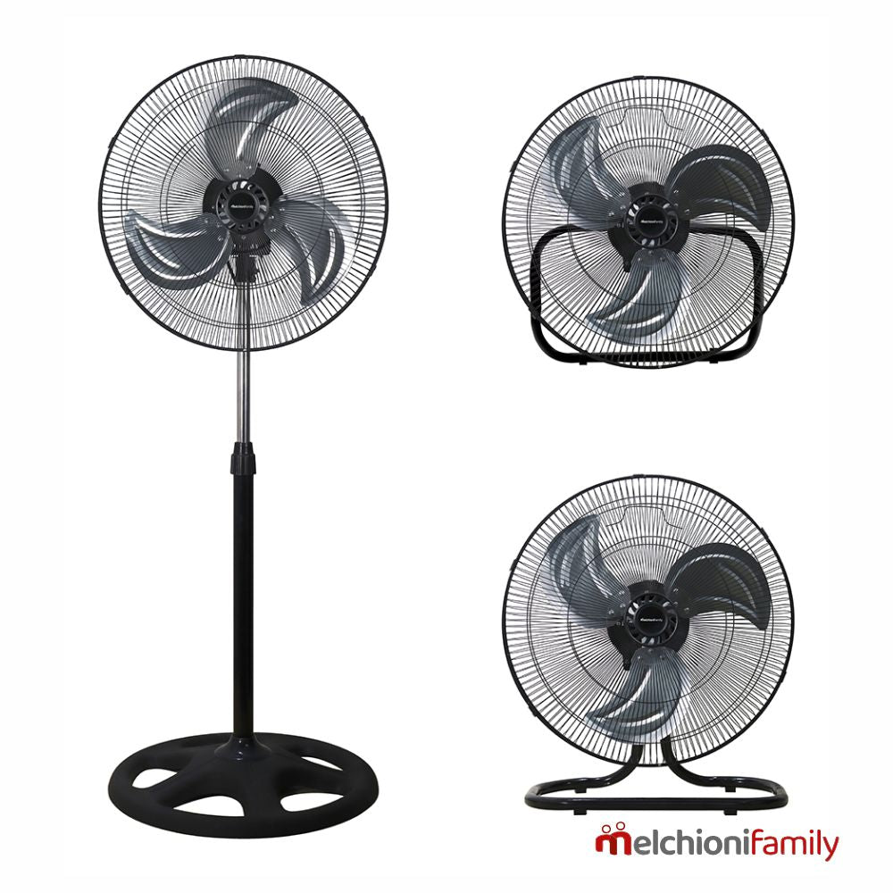 Ventoinha Industrial 3 Em 1 45W Ø45Cm 3 Velocidades Mfamily - Tauu.pt