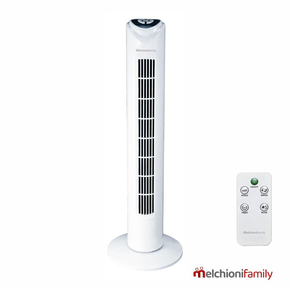 Ventoinha Torre 45W C/ Comando Branco Mfamily - Tauu.pt