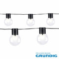 Corrente De Iluminação 4,85M C/ 20 Lâmpadas E Painel Solar - Tauu,pt