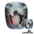 Conjunto 3 Lanternas 2 X 9 Leds + 1 X 12 Leds - Tauu,pt