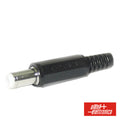 Ficha Dc Fêmea Jsap3 Pvc Niquelada P/ Soldar - Tauu,pt