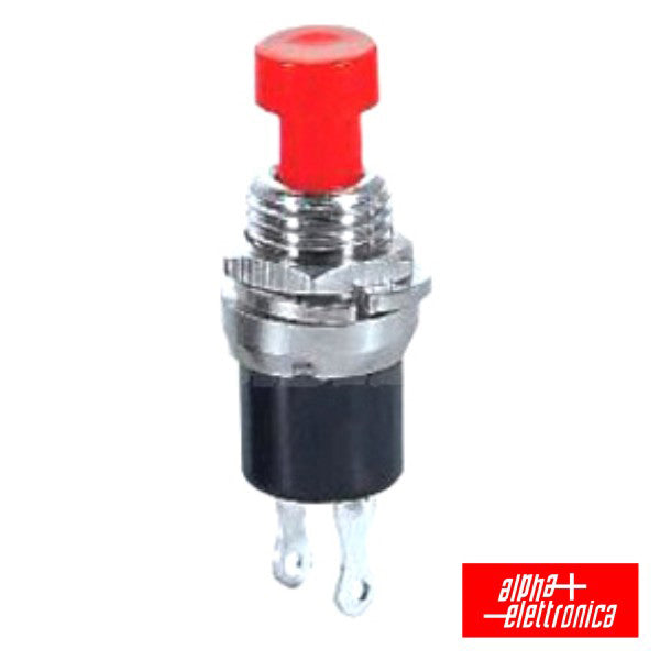 Interruptor Pressão Mini Redondo Norm Aberto Vermelho - Tauu,pt