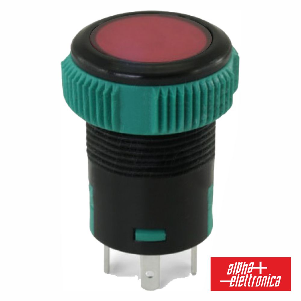 Interruptor Redondo Spst On-Off 12V Vermelho C/ Luz Ip67 - Tauu,pt