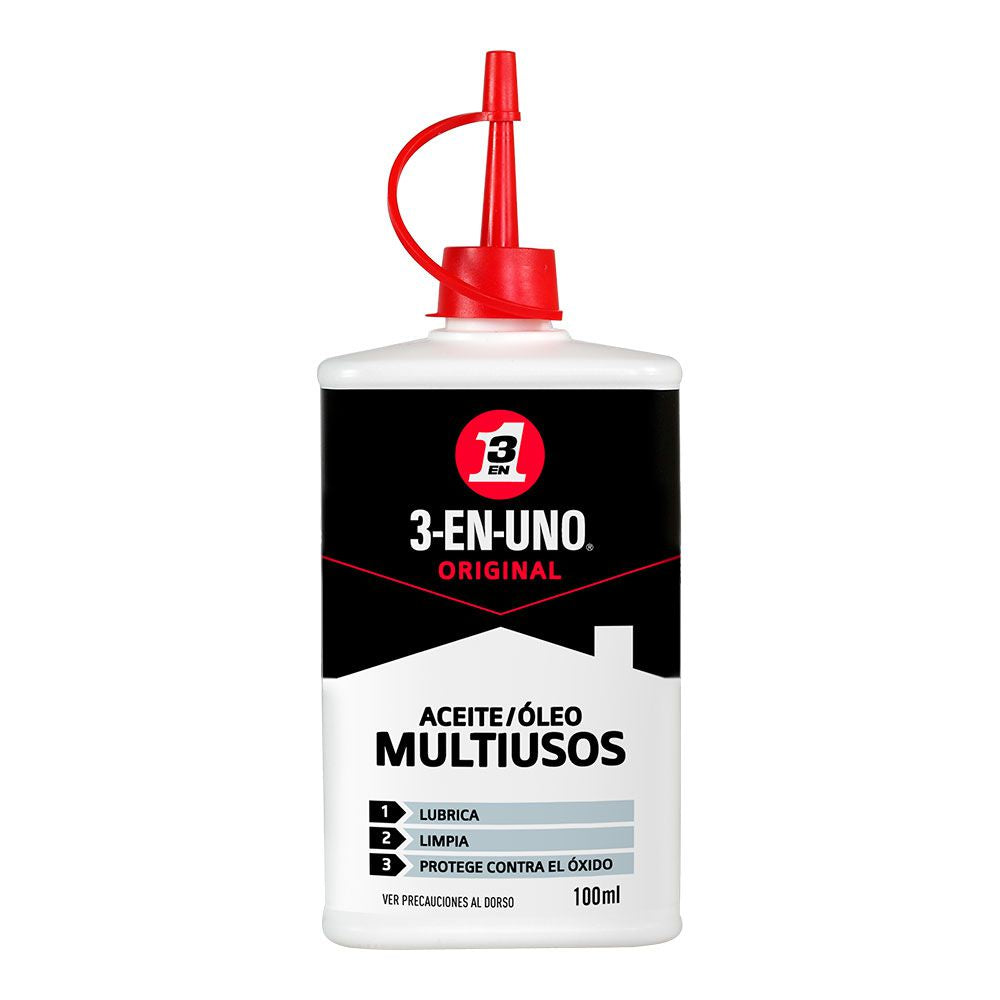 Óleo Lubrificante Multiusos 100Ml 3-En-Uno Wd40 - Tauu.pt