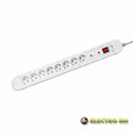 Extensão Elétrica 8X Schuko Interruptor Proteção 1.5M Edh - Tauu.pt