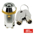 Comutador Soldar C/ Chave De 1 Circuito Off/-/On Redondo - Tauu,pt