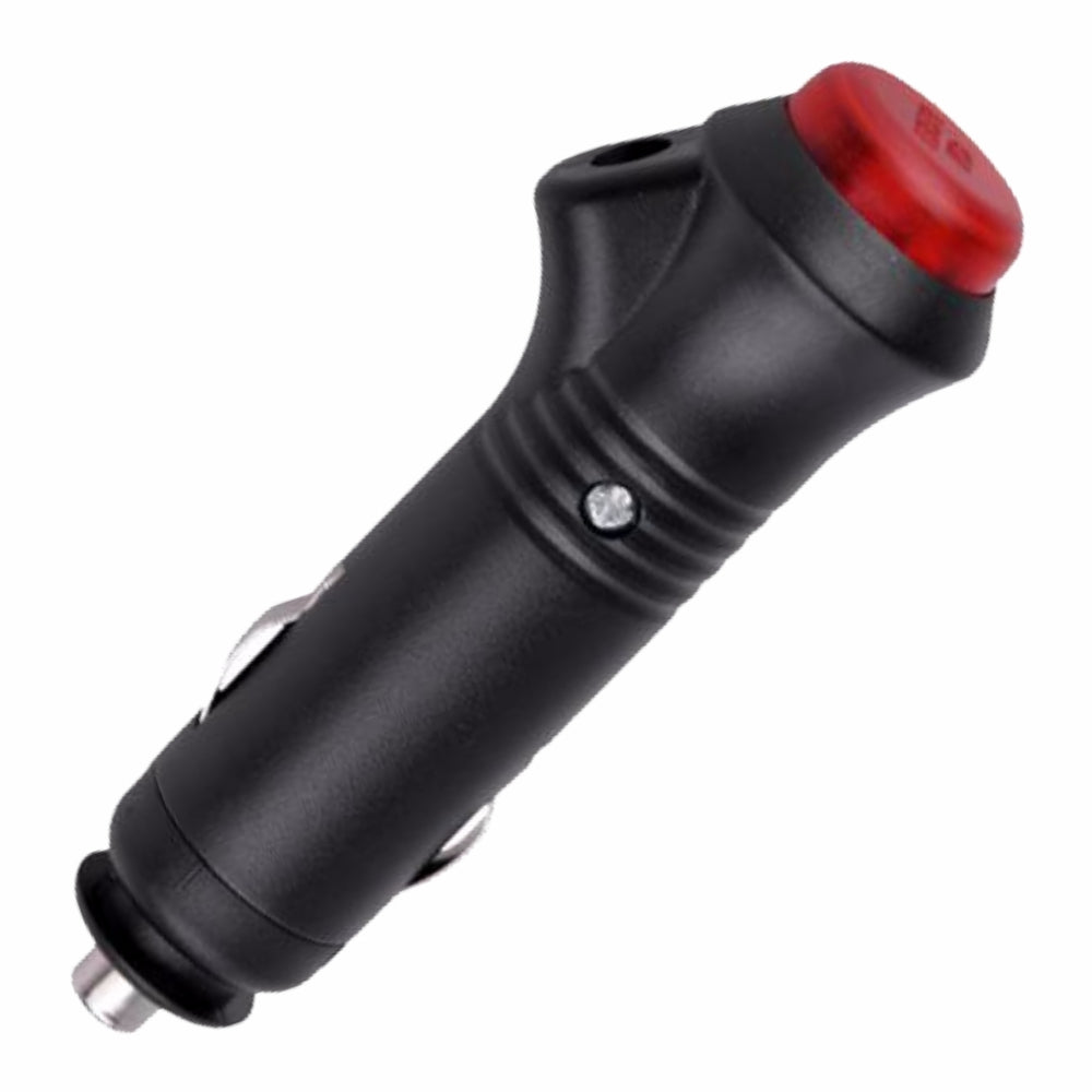 Ficha Isqueiro Macho C/ Interruptor Led P/ Soldar - Tauu,pt