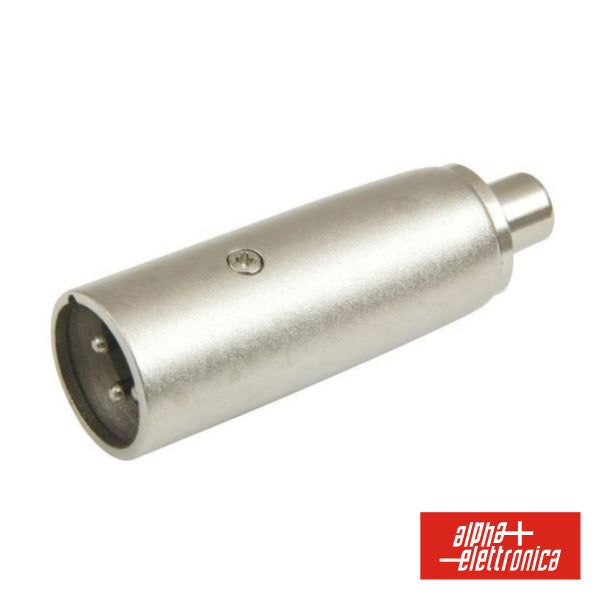 Ficha Adaptadora Xlr 3P Macho / Rca Fêmea - Tauu,pt