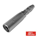 Ficha Adaptadora Xlr 3P Macho / Jack 6.35Mm Mono Fêmea C/Blo - Tauu.pt