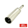 Ficha Adaptadora Xlr 3P Macho / Jack 6,35Mm Macho Mn - Tauu,pt