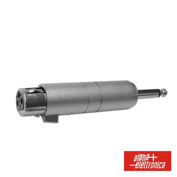 Ficha Adaptadora Xlr 3P Fêmea / Jack 6,35Mm Macho Mn - Tauu,pt